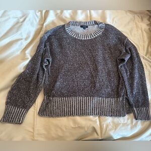 J.Crew Relaxed Brown Linen Sweater Size M